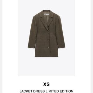 Jacket dress with waist tie